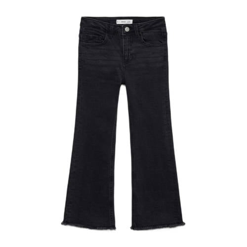 Mango Kids flared jeans black denim afbeelding