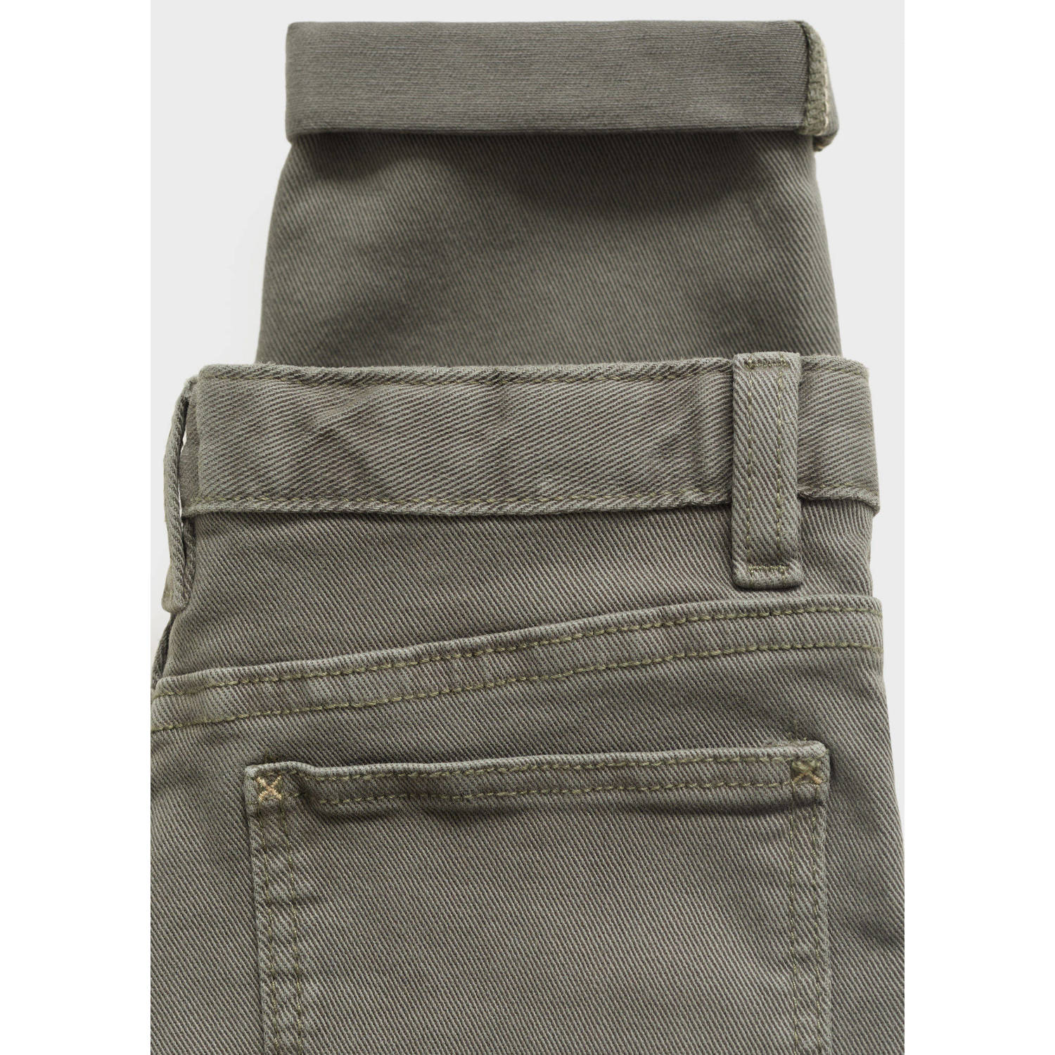 Mango Kids regular casual broek kaki