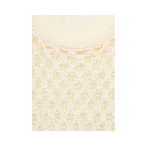 Mango midi jurk crochet ecru afbeelding