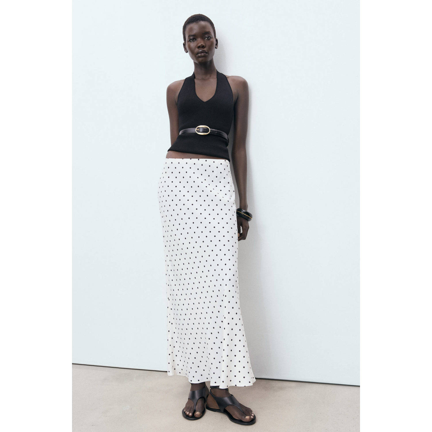 Mango maxi rok wit