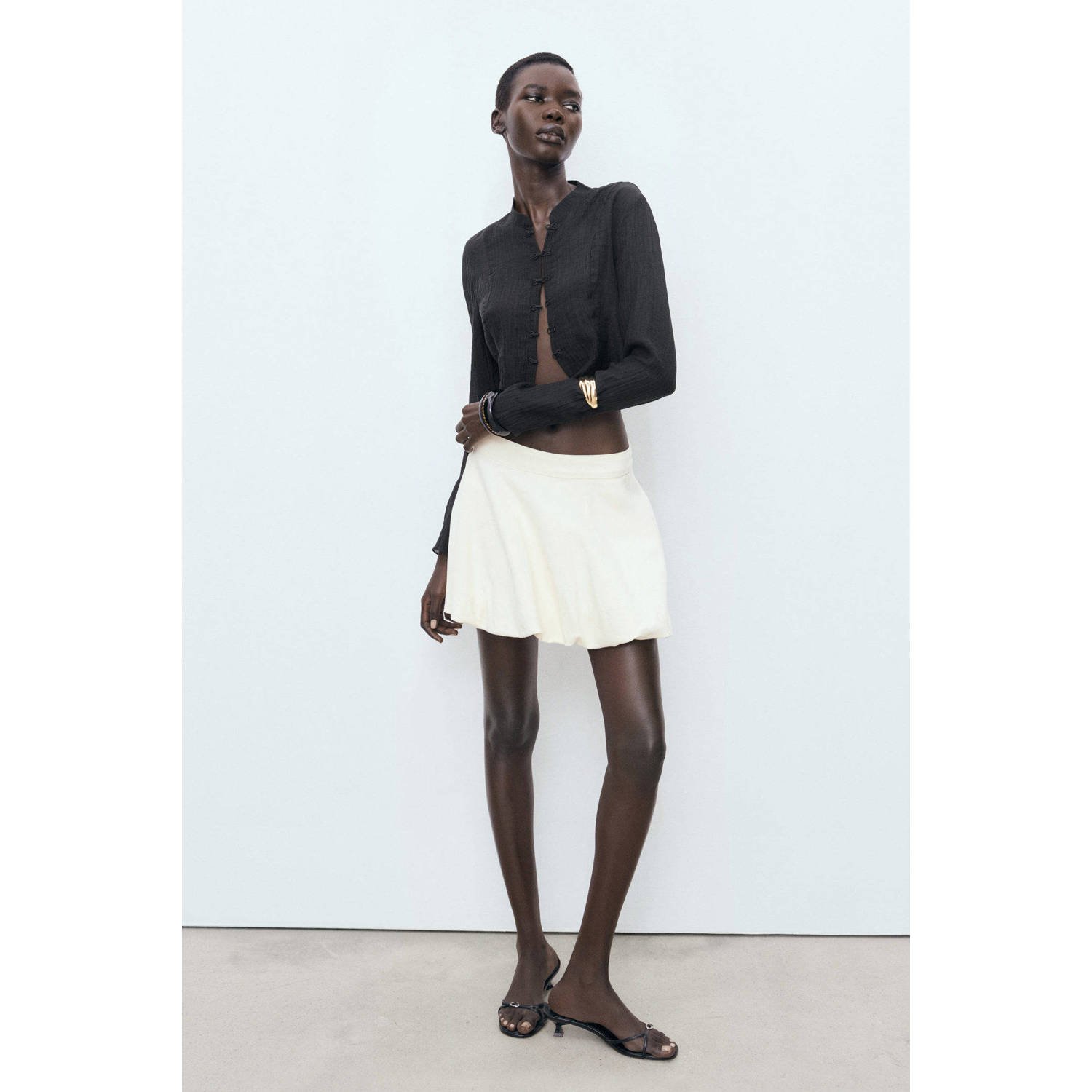Mango blouse zwart