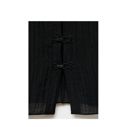 Mango blouse zwart afbeelding