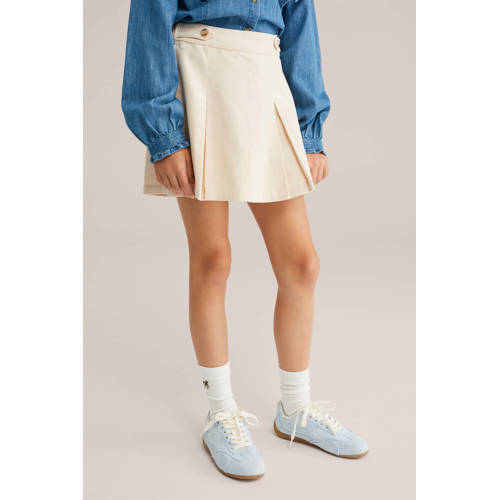 WE Fashion korte rok ecru afbeelding
