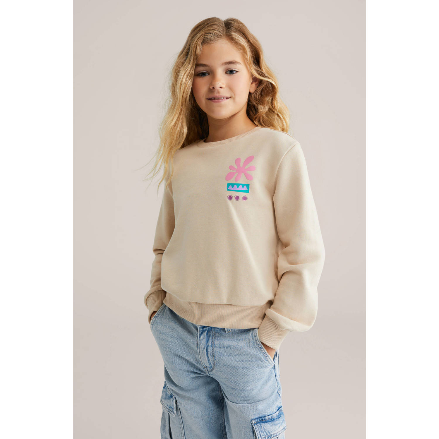 WE Fashion sweater ecru