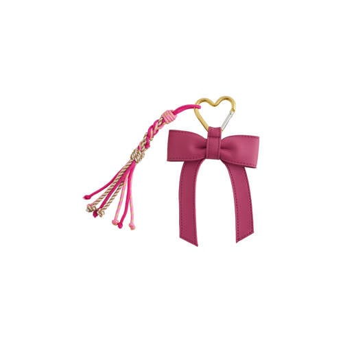 WE Fashion sleutelhanger met strik rood afbeelding
