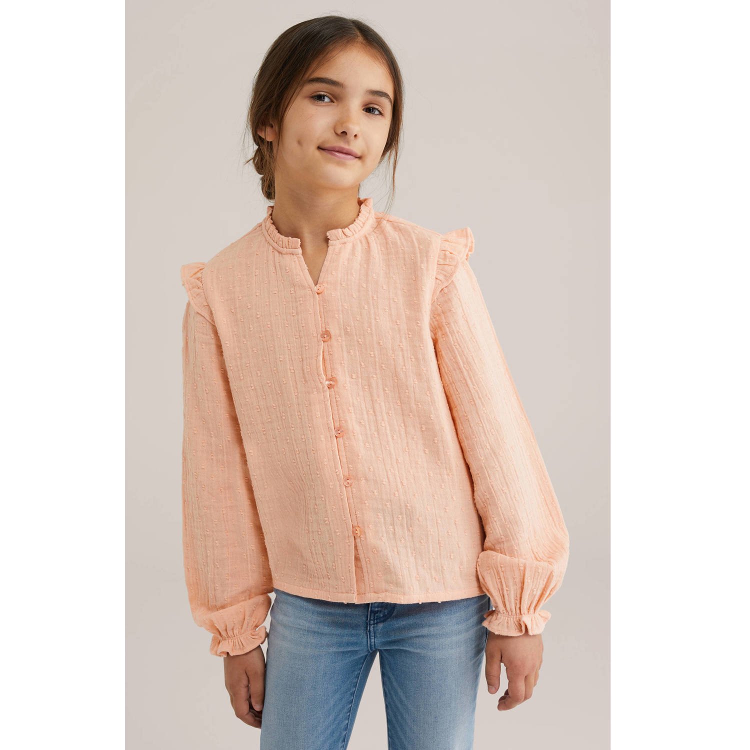 WE Fashion blouse oranje