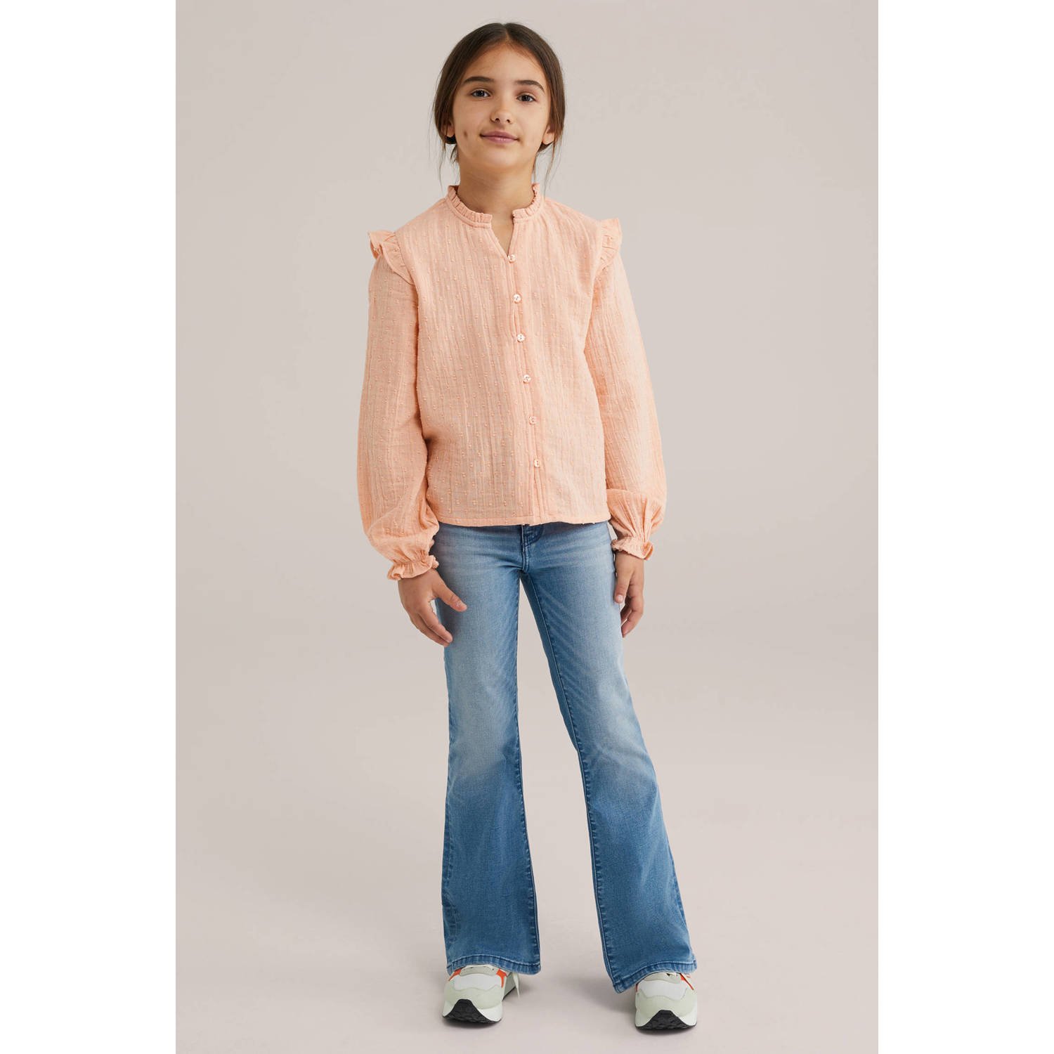 WE Fashion blouse oranje