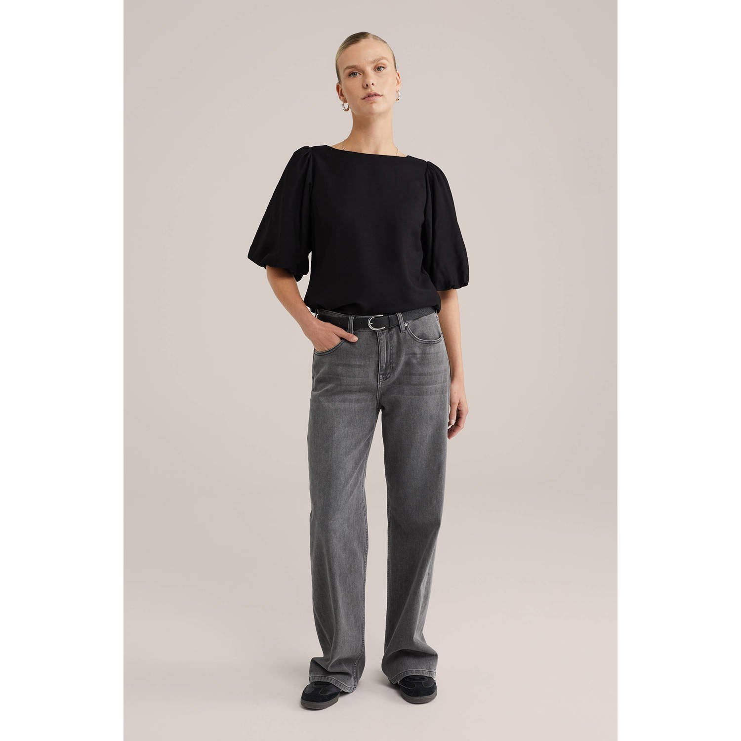 WE Fashion top zwart