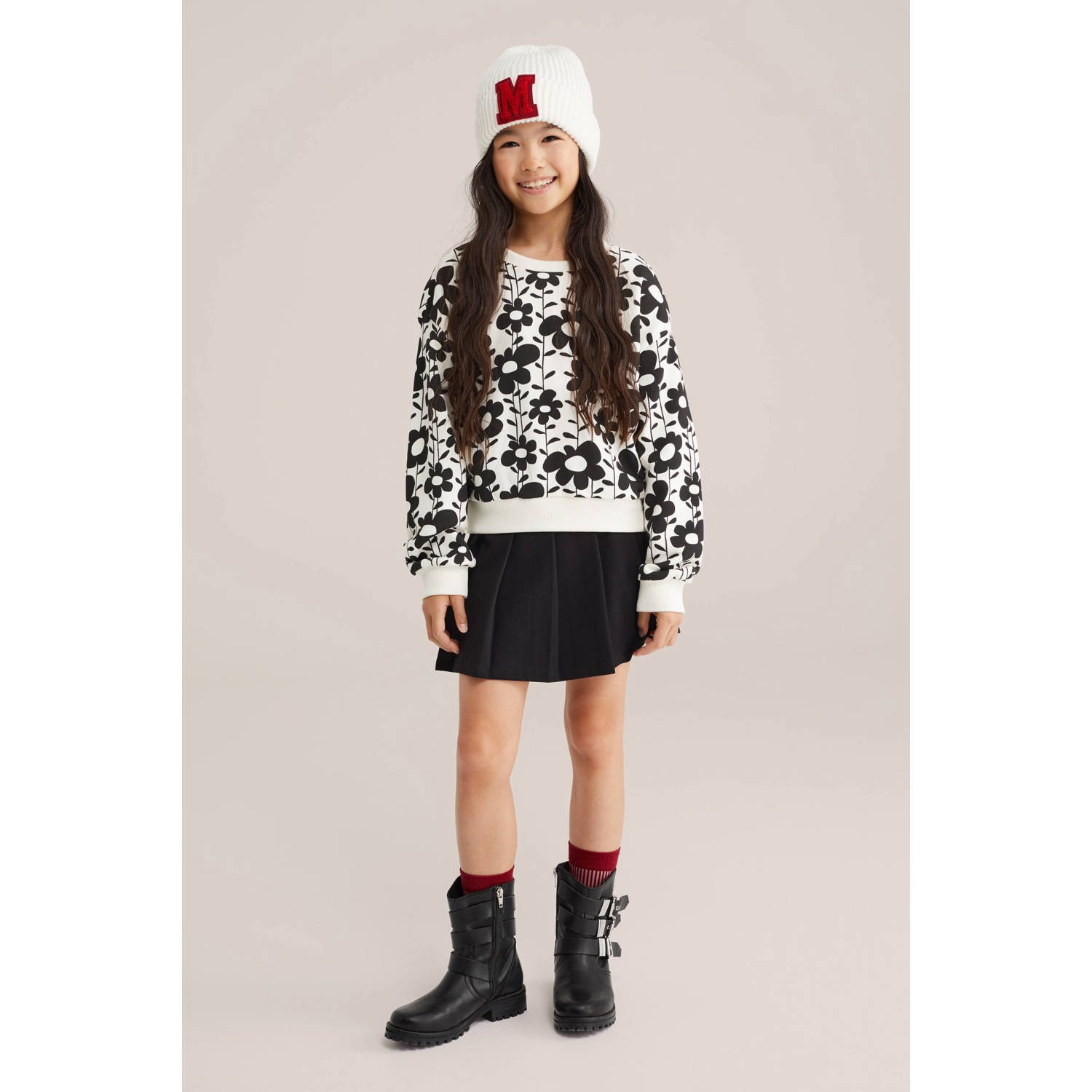 WE Fashion korte rok zwart