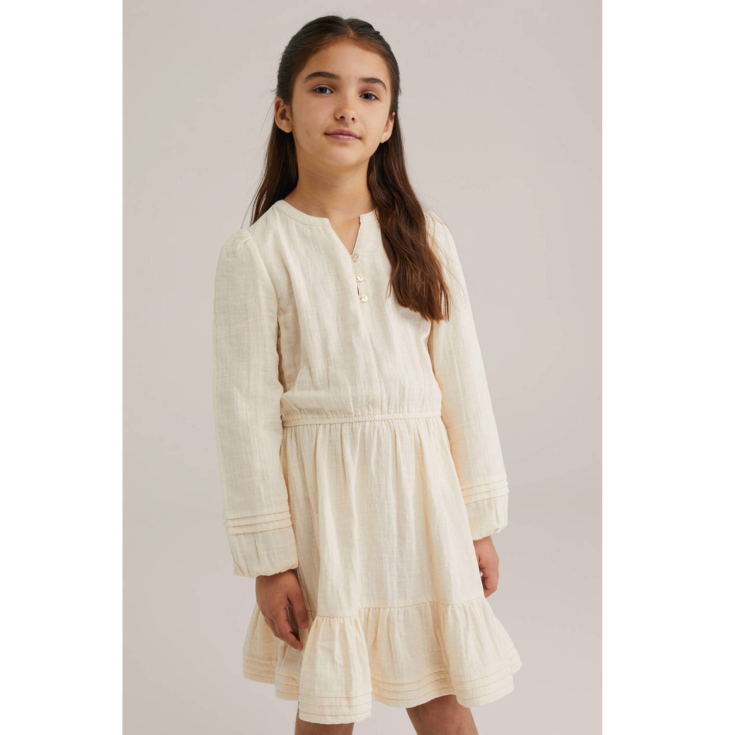 WE Fashion blousejurk beige