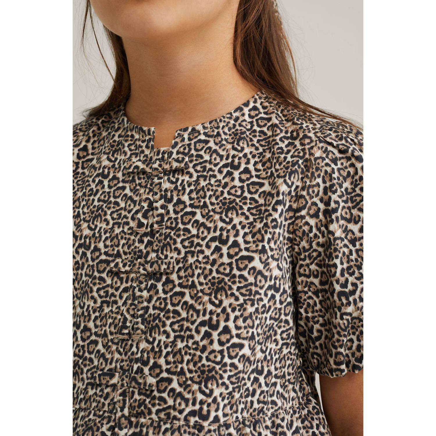 WE Fashion blousetop bruin
