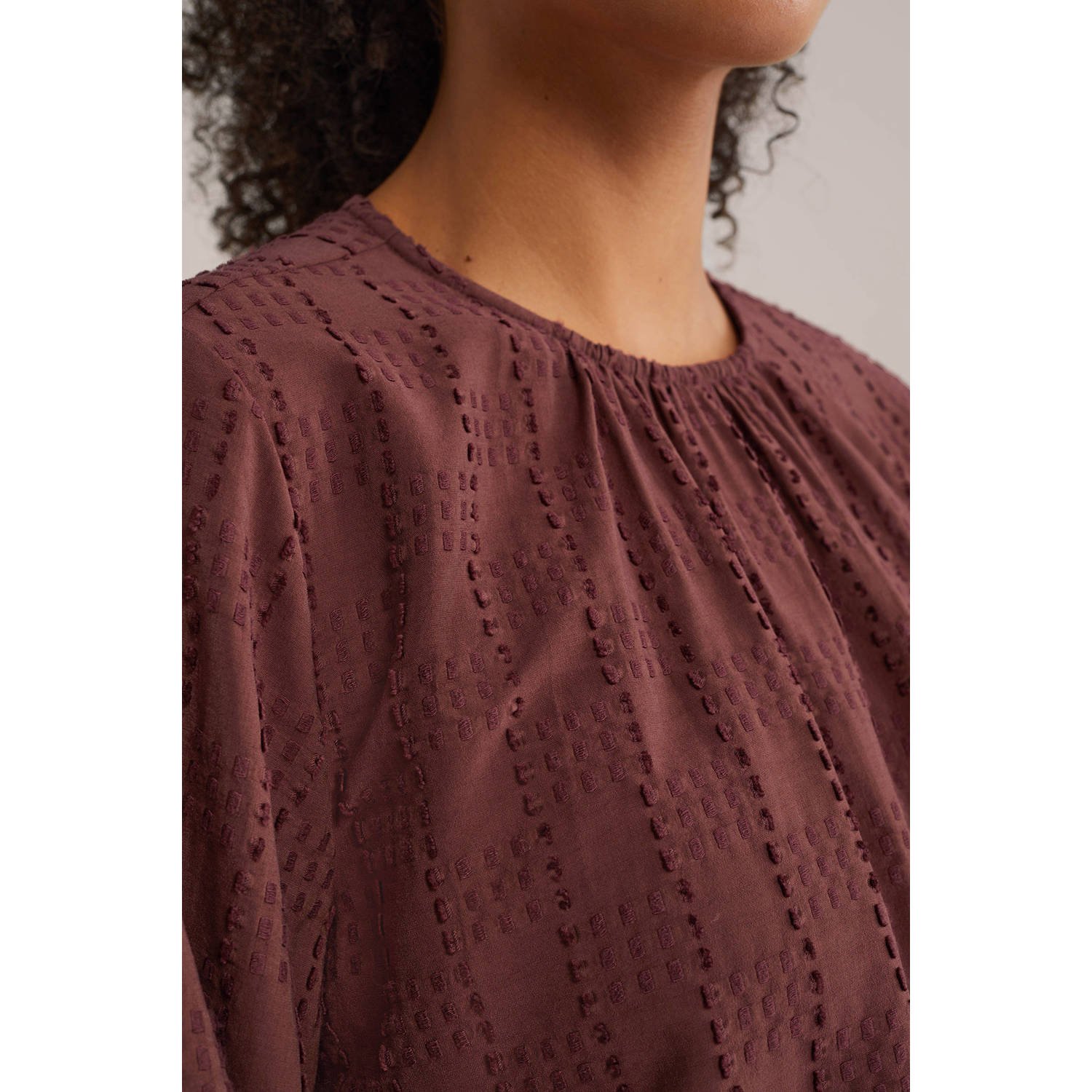 WE Fashion top roodbruin