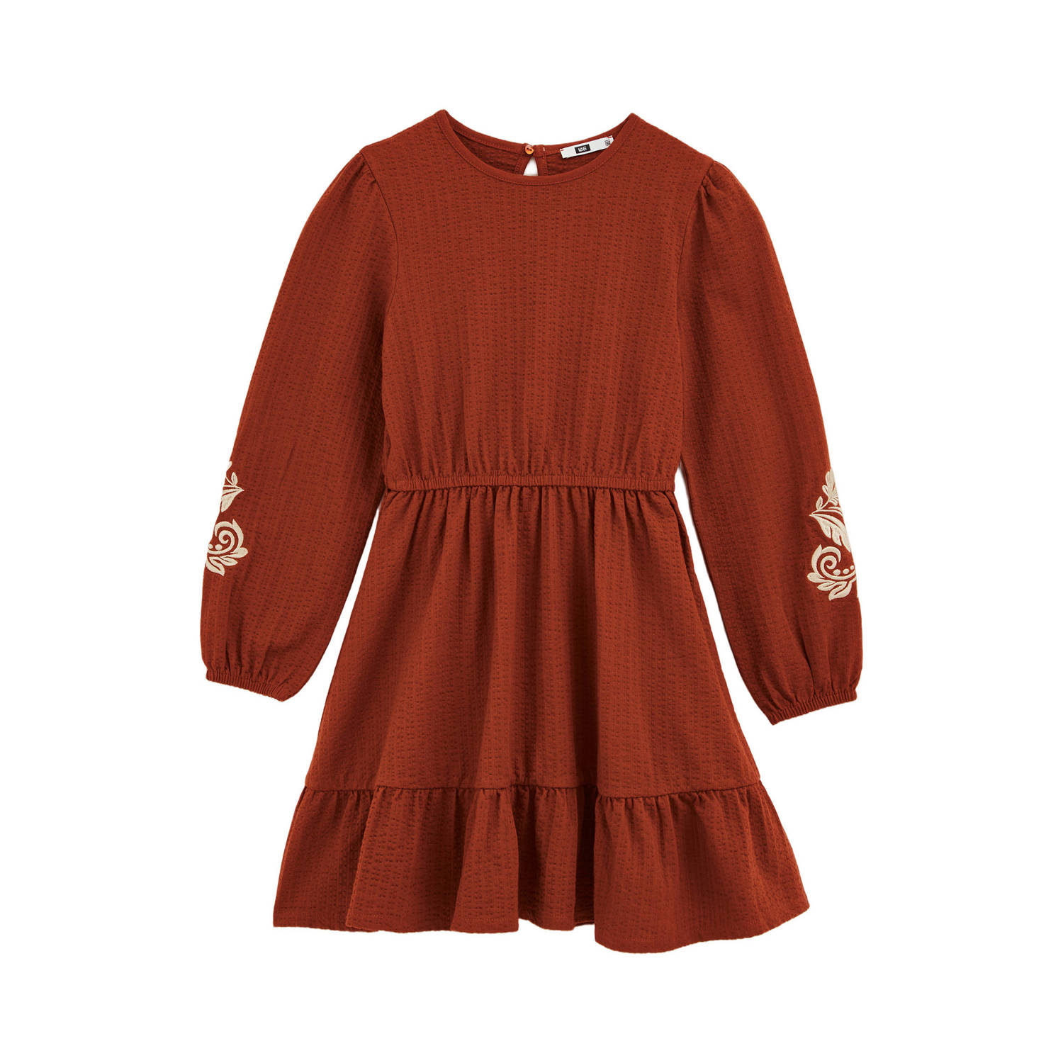 WE Fashion korte jurk bruin