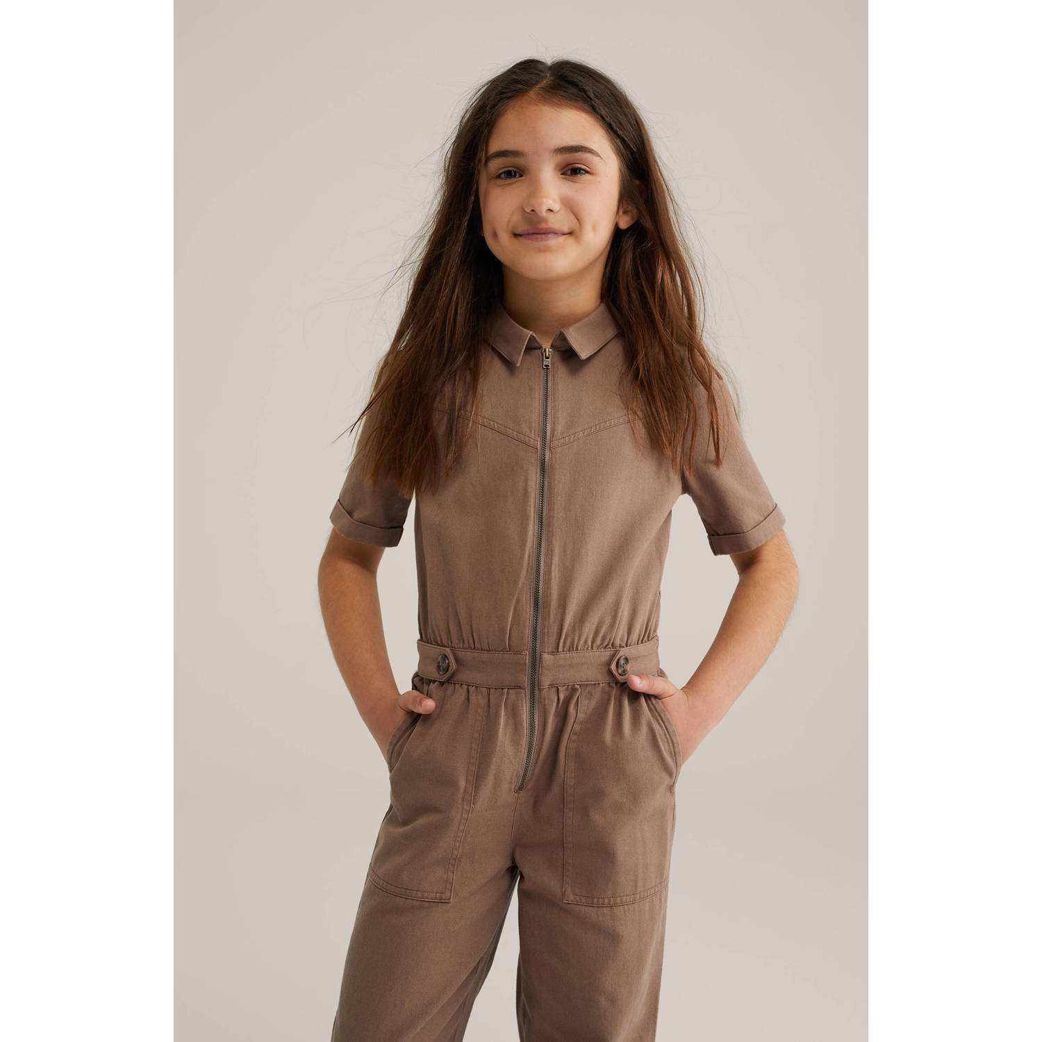 WE Fashion bruin jumpsuit