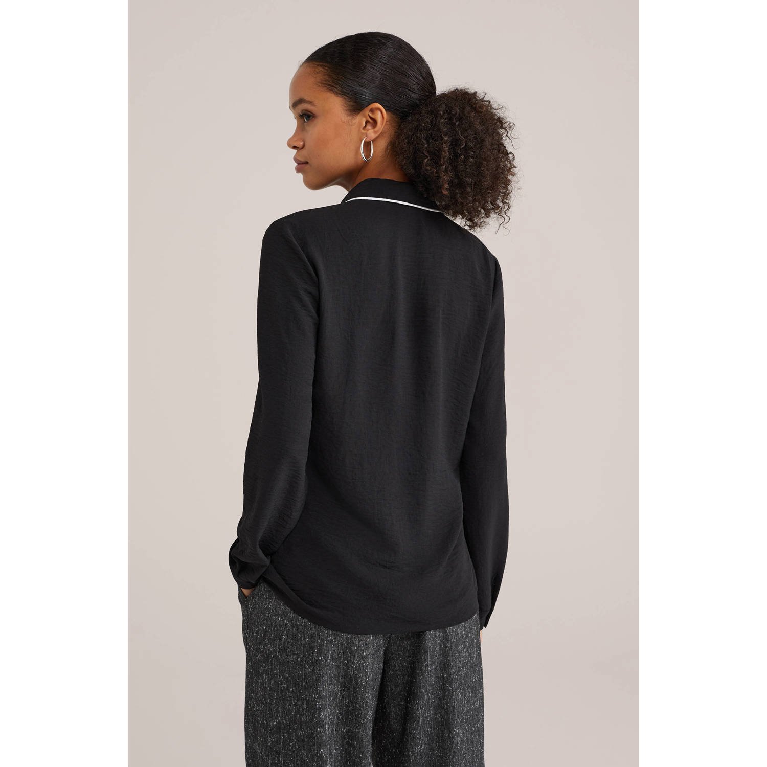 WE Fashion blouse zwart