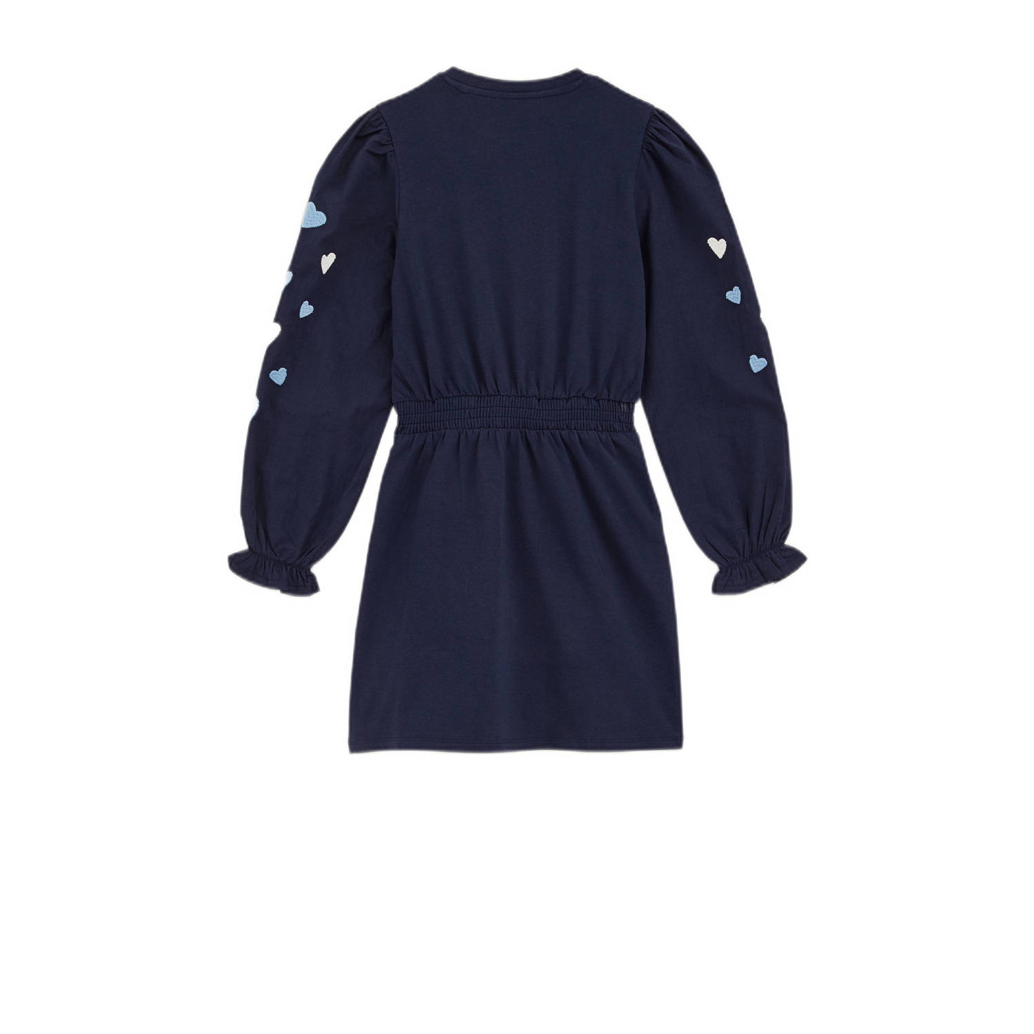 WE Fashion korte jurk donkerblauw