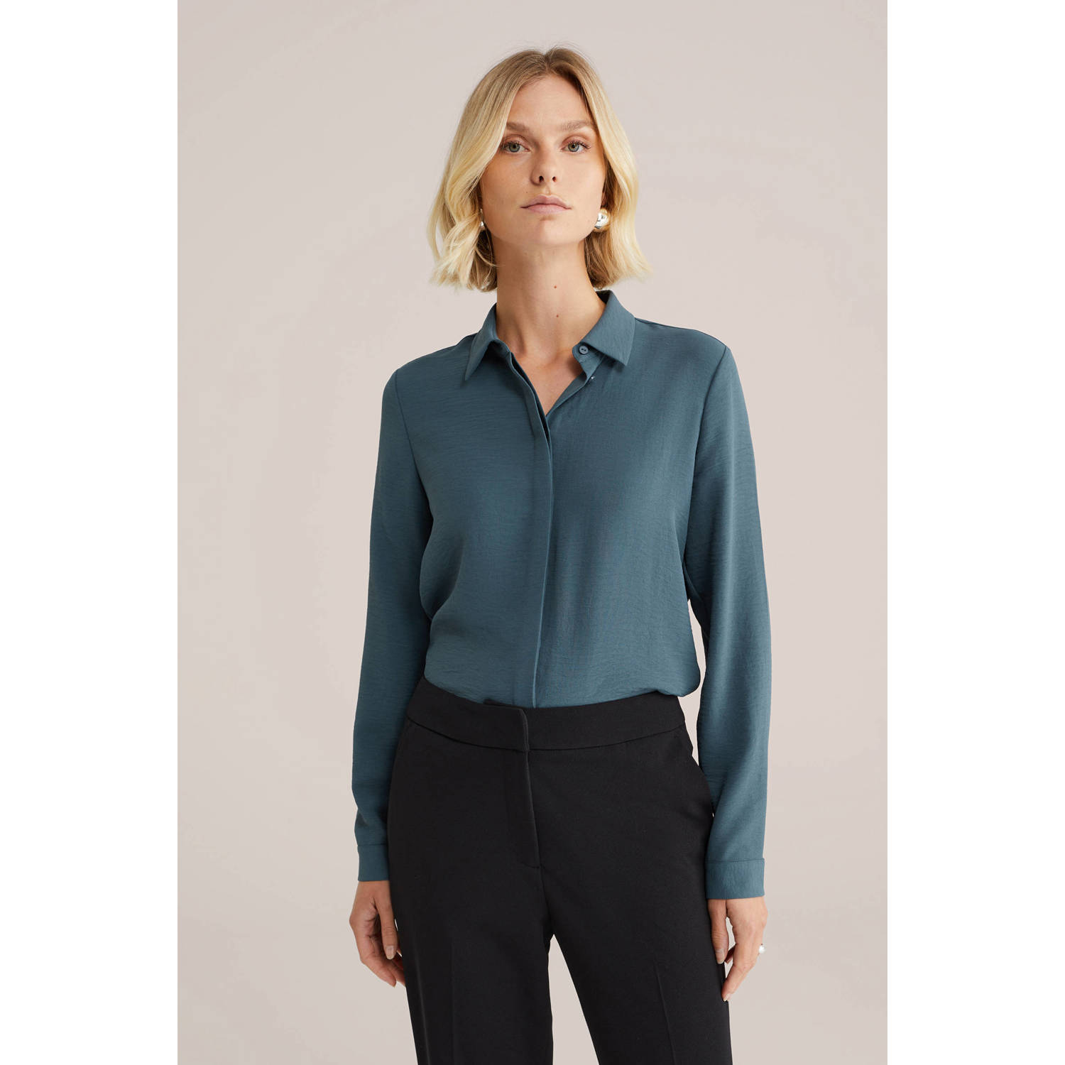 WE Fashion blouse petrol