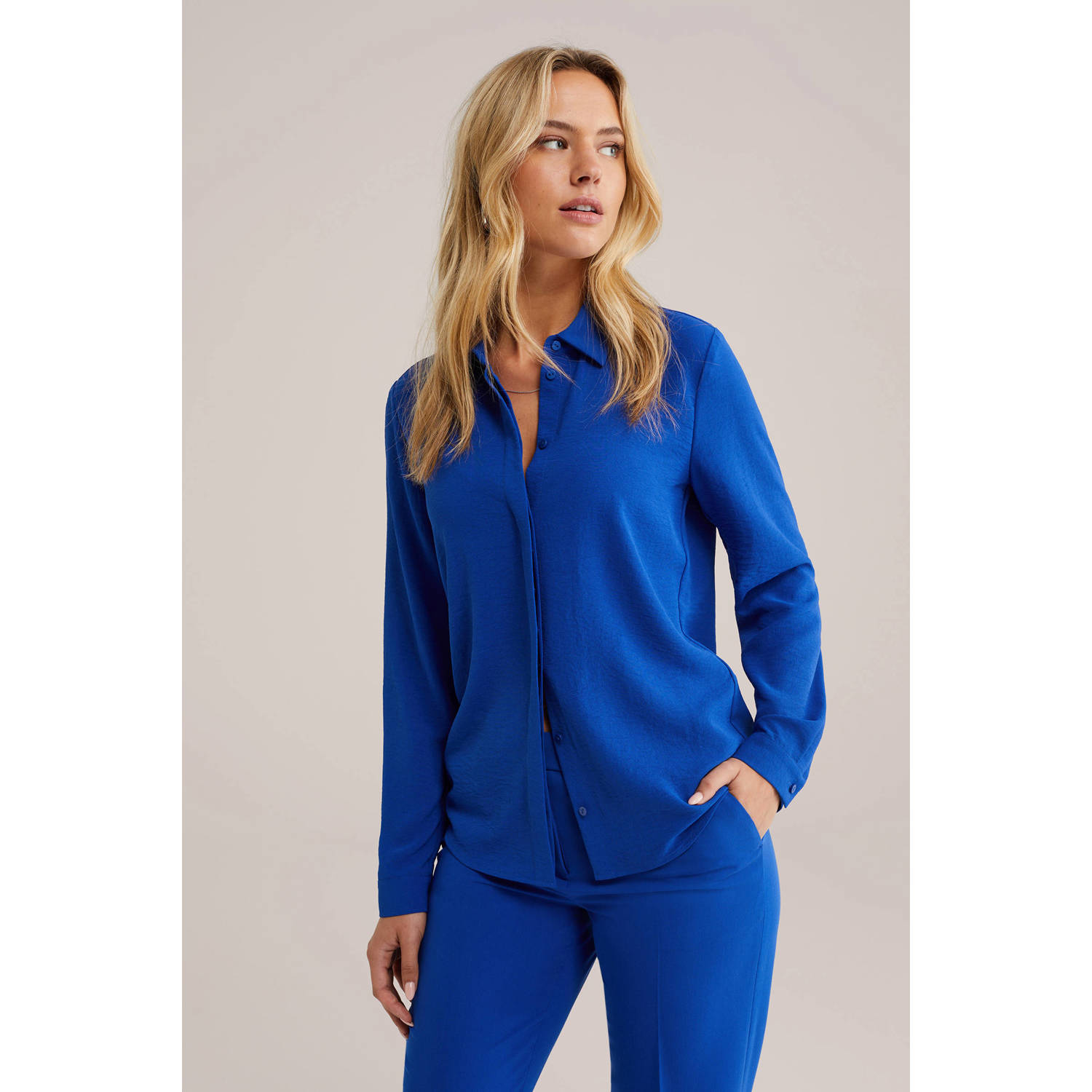 WE Fashion blouse blauw