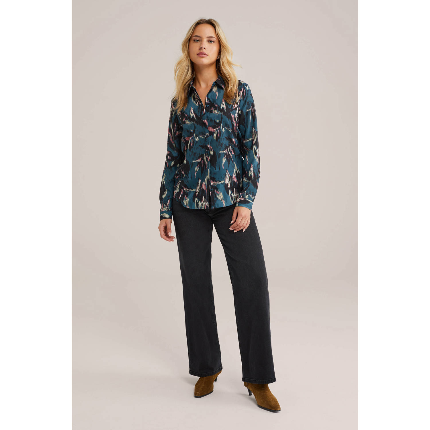 WE Fashion blouse petrol