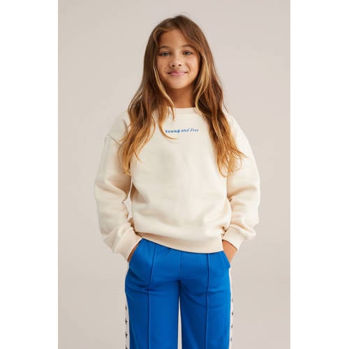 WE Fashion sweater beige afbeelding
