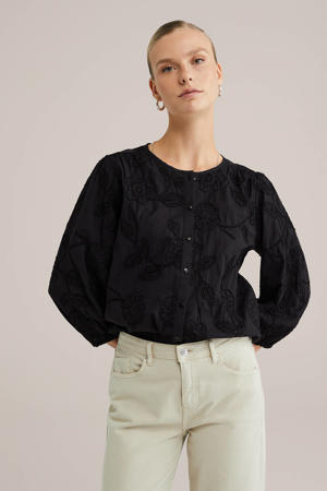 blouse zwart
