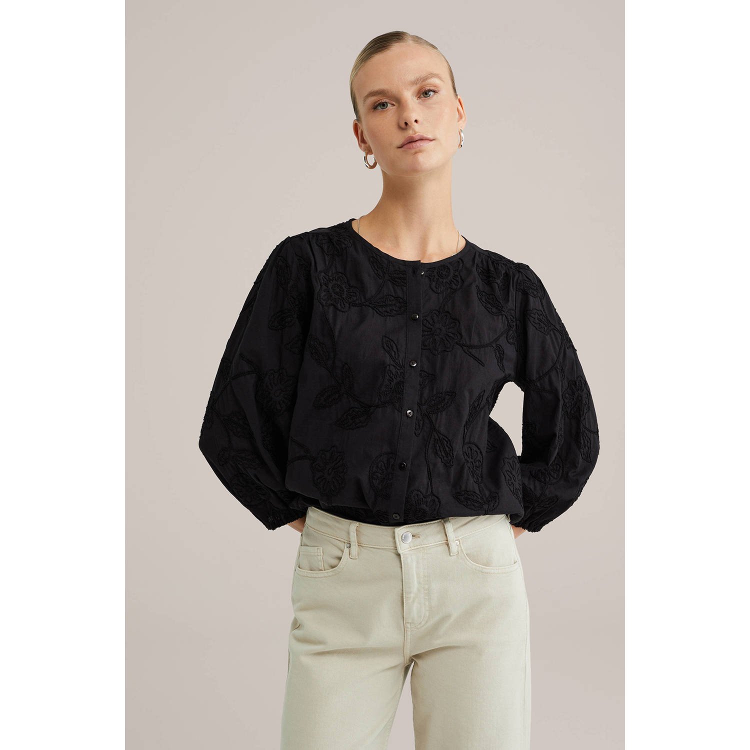 WE Fashion blouse zwart
