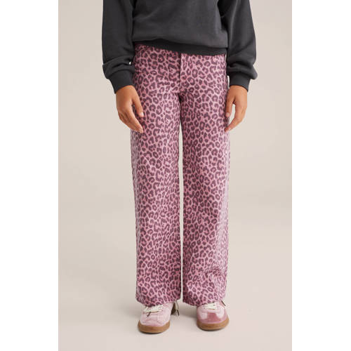 WE Fashion Blue Ridge loose casual broek roze afbeelding