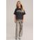 WE Fashion Blue Ridge wide leg broek - beige