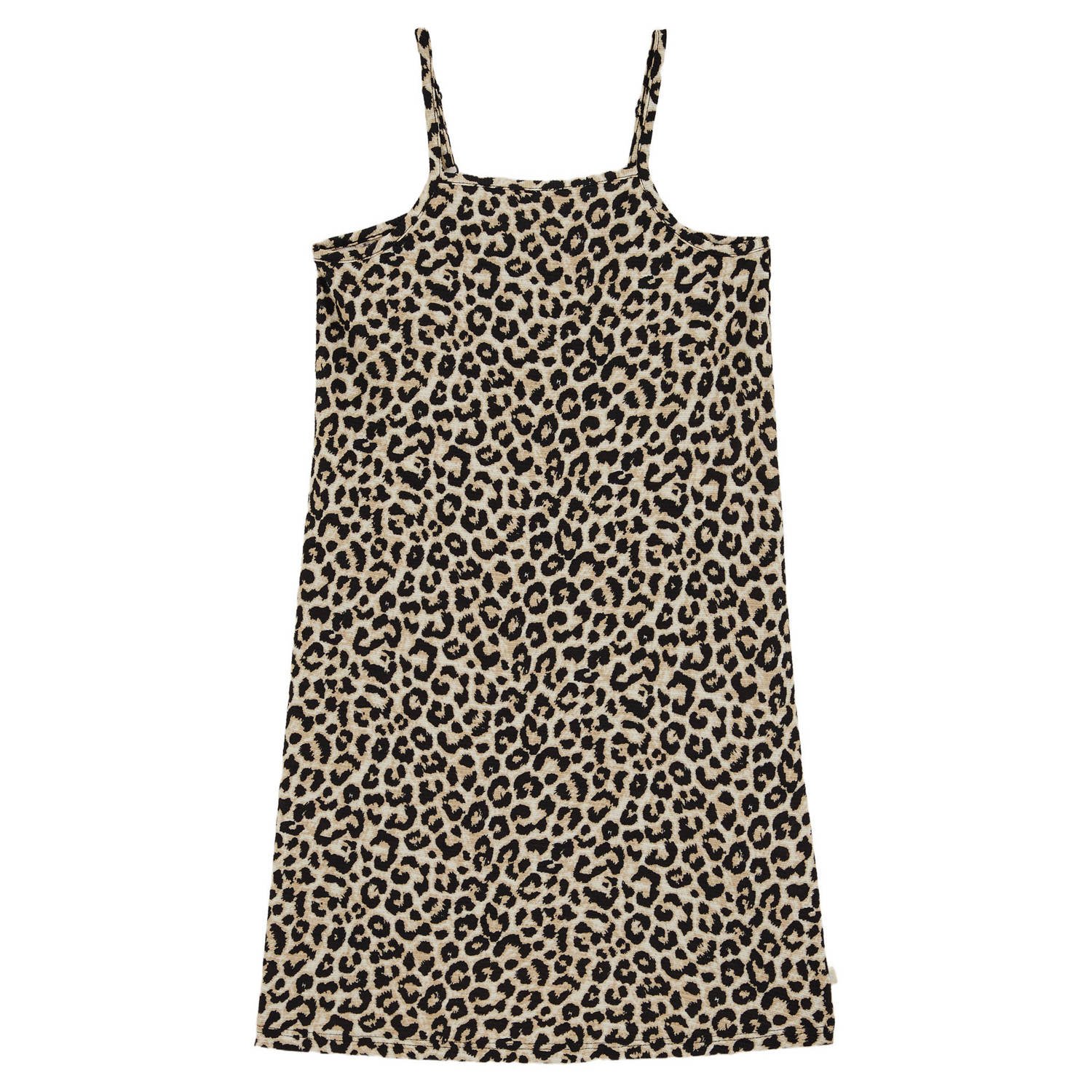 WE Fashion overgooier zomerjurk beige