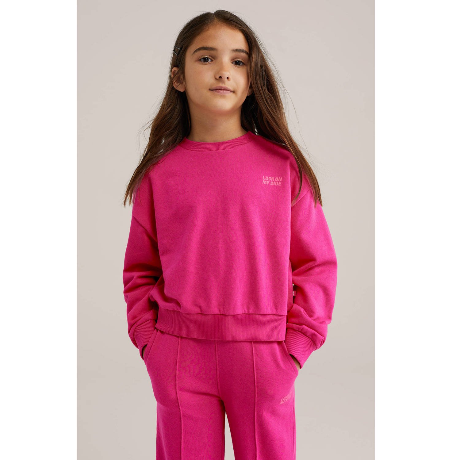 WE Fashion sweater roze