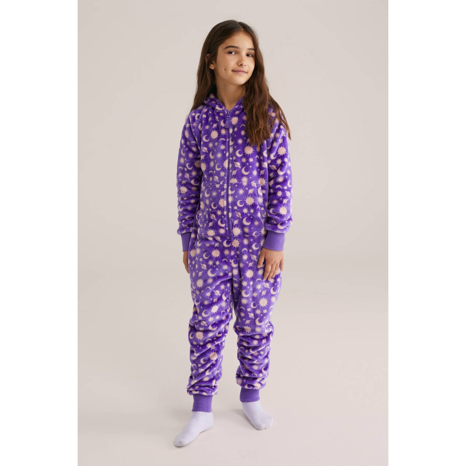 WE Fashion onesie paars
