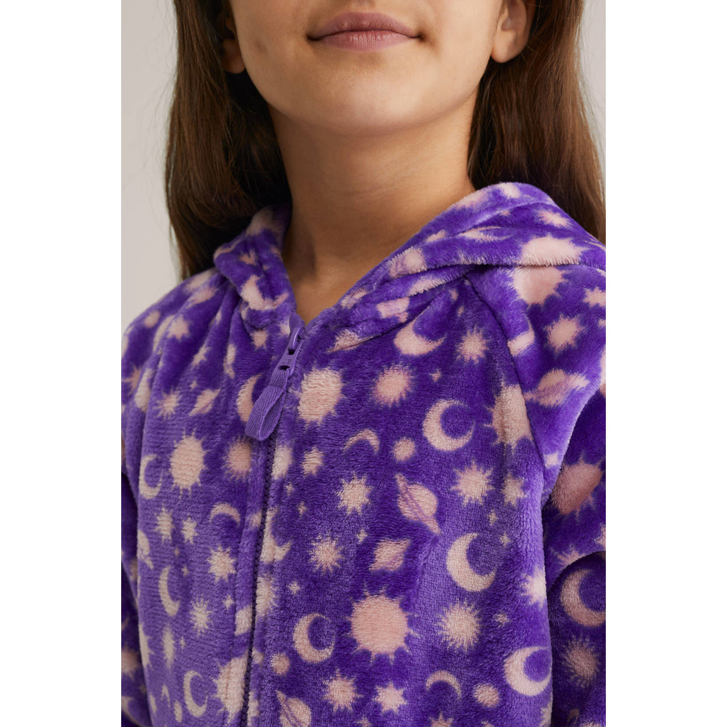 WE Fashion onesie paars