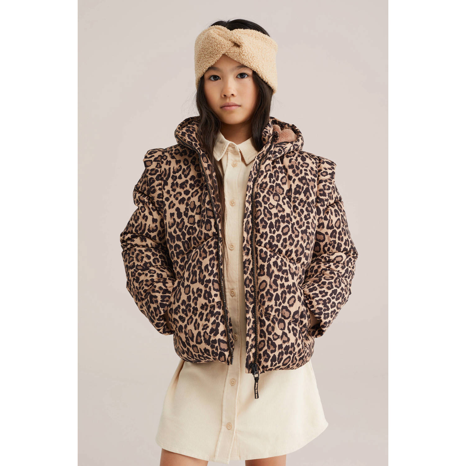 WE Fashion gewatteerde jas bruin
