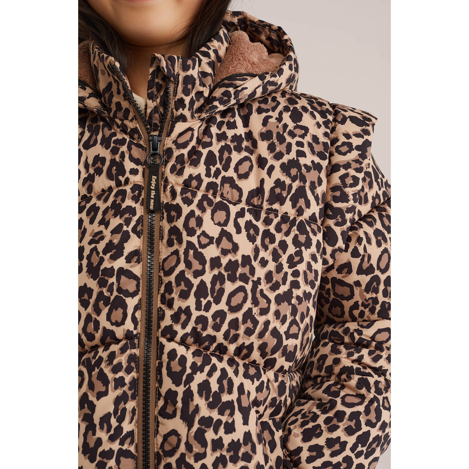 WE Fashion gewatteerde jas bruin