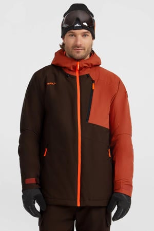 ski-jas FWC'Cruz Block bruin/donkeroranje