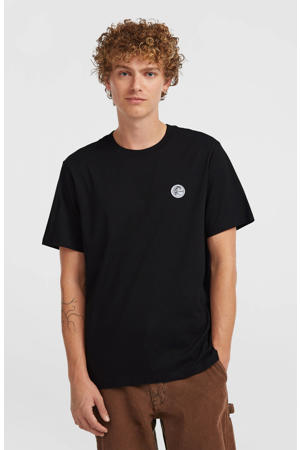 slim T-shirt zwart
