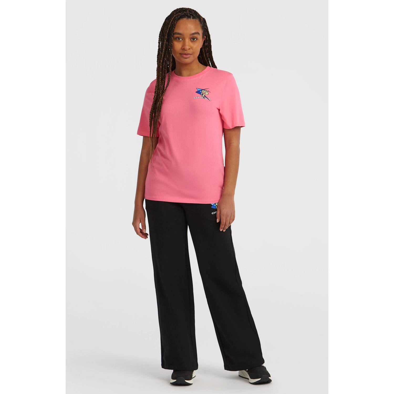 O'Neill wide leg regular waist sweatpant zwart