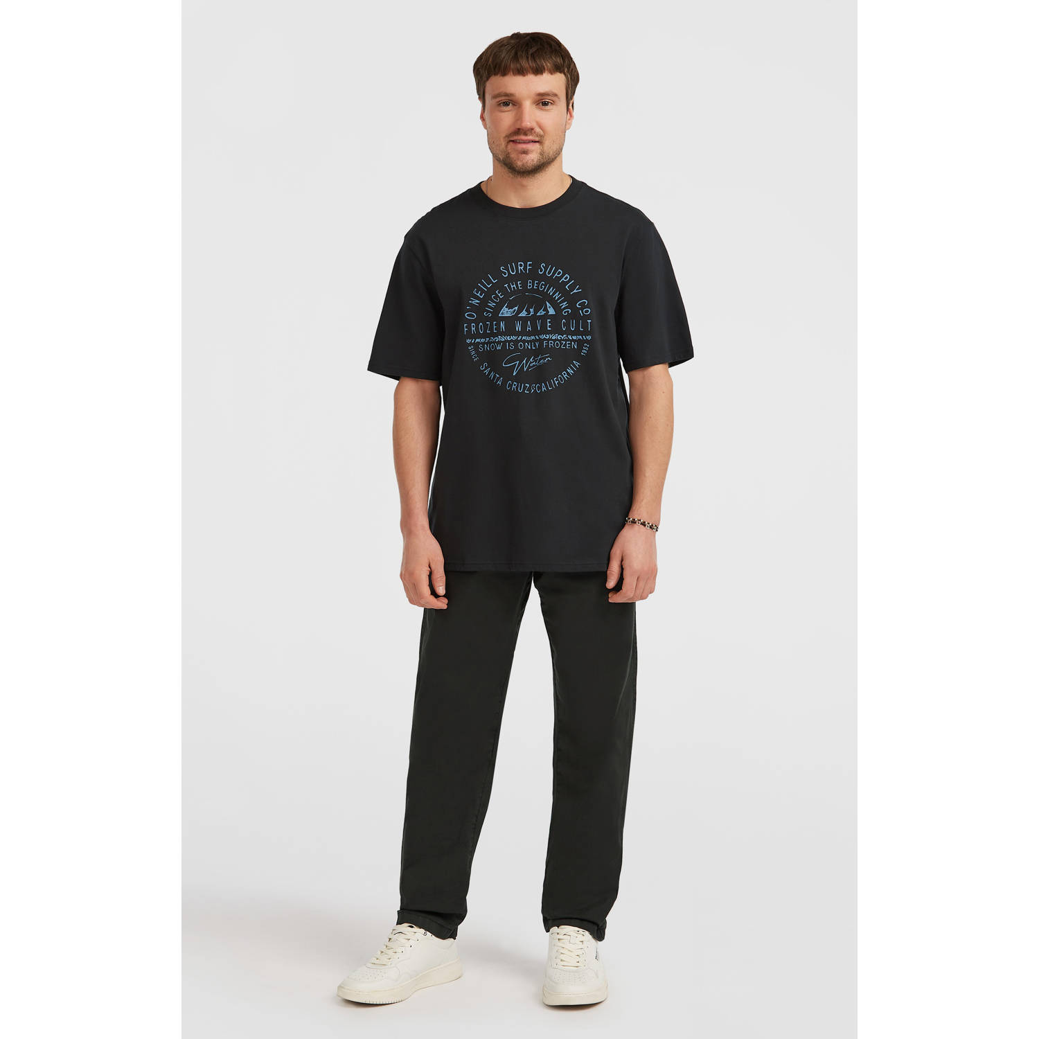 O'Neill T-shirt Muir zwart