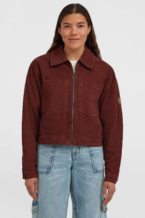 corduroy jasje donkerbruin