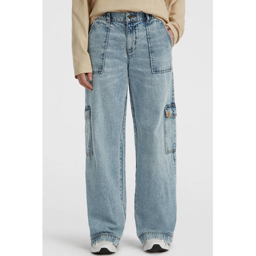 O'Neill wide leg jeans medium blue denim afbeelding