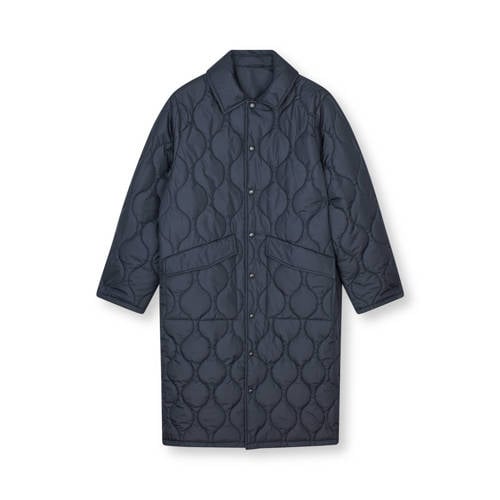 MADS NØRGAARD - COPENHAGEN winterjas quilted donkerblauw afbeelding