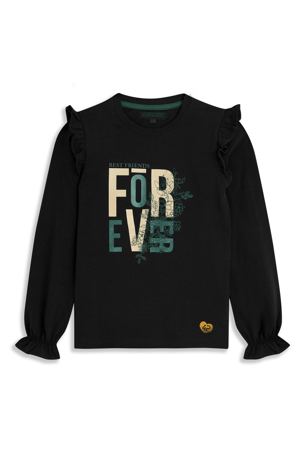 4PRESIDENT longsleeve zwart