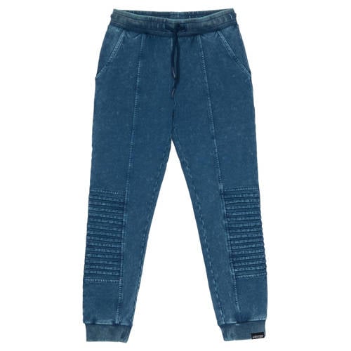 4PRESIDENT casual broek medium blue denim afbeelding