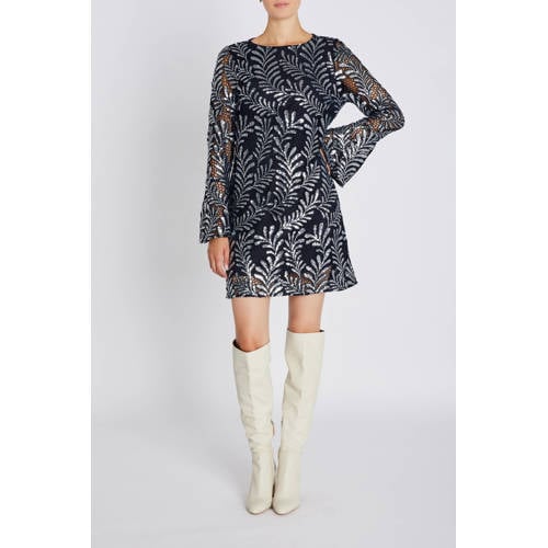 Bruuns Bazaar korte jurk met pailletten donkerblauw afbeelding