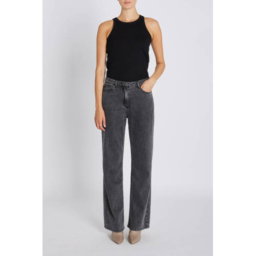 Bruuns Bazaar straight leg jeans grey denim afbeelding