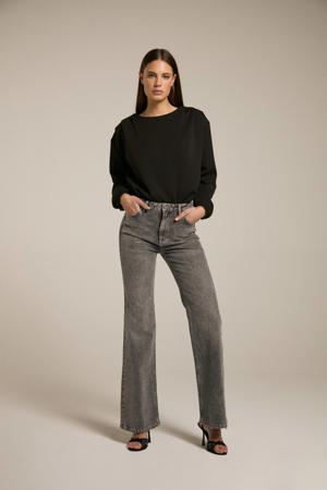 wide leg jeans grijs