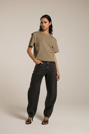 barrel jeans zwart