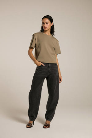barrel jeans zwart
