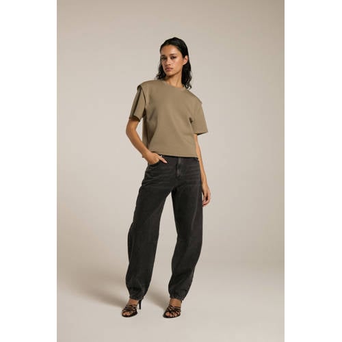 Homage to Denim barrel jeans zwart afbeelding