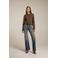 Homage to Denim high waist flared jeans blauw
